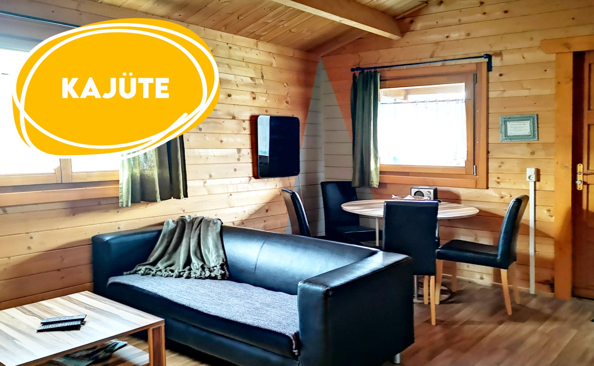 ANKERPLATZ - Ferienhaus im Lausitzer Seenland -  Kajüte für 4 Personen