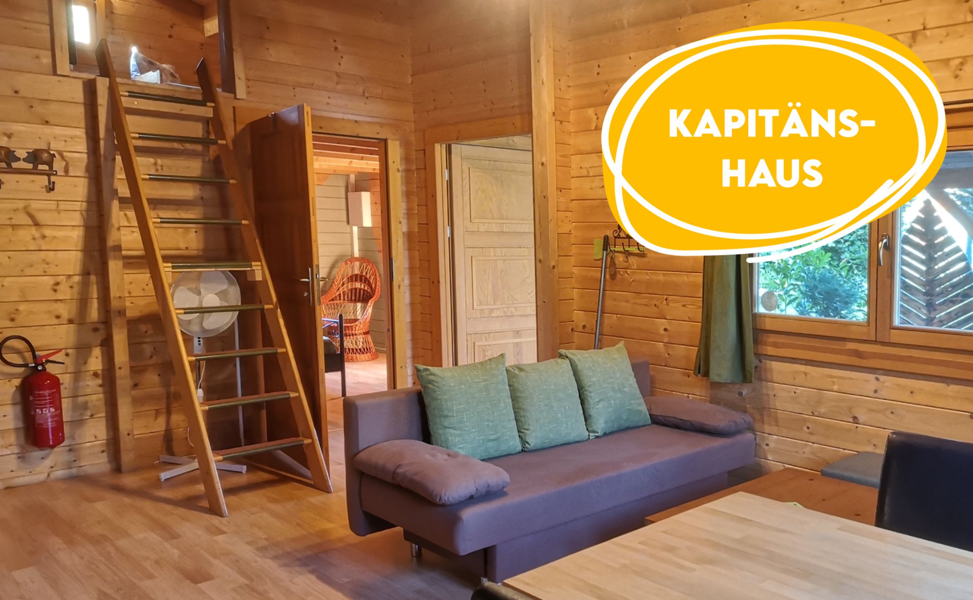 ANKERPLATZ - Ferienhaus im Lausitzer Seenland -  Kapitänshaus für 5 Personen